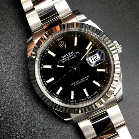 rolex datejust 41 mm secondo polso